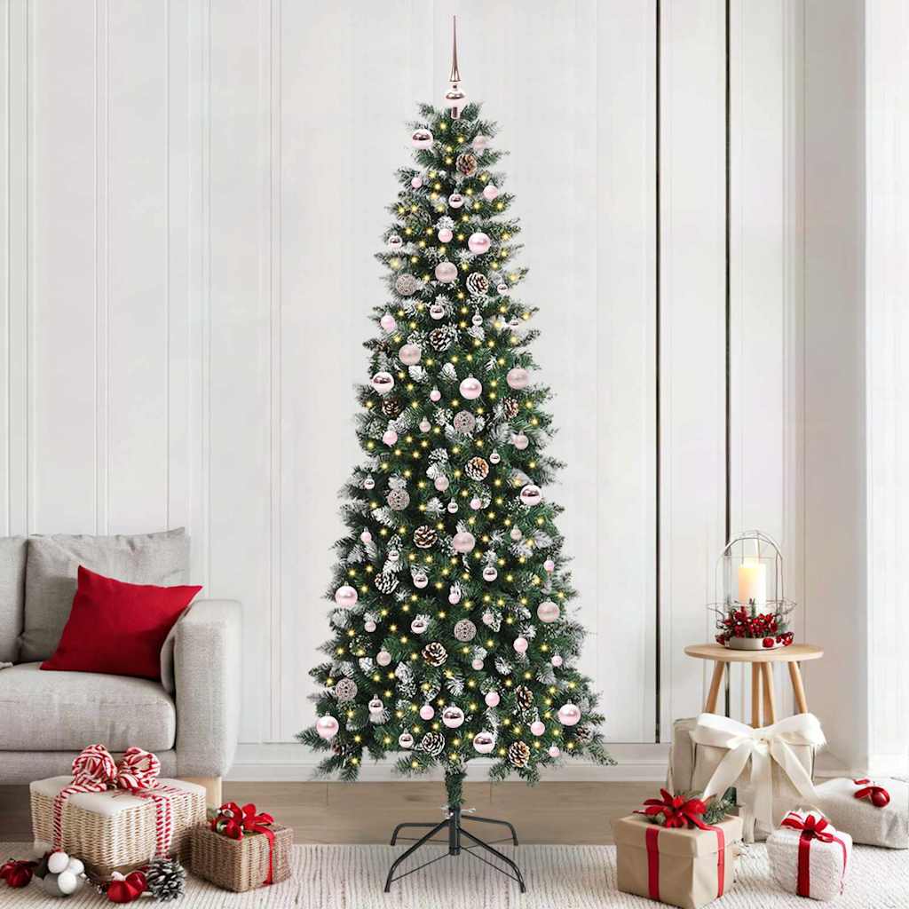 Albero di Natale artificiale con 300 LED Verde 96 x 96 x 240 cm 3395846