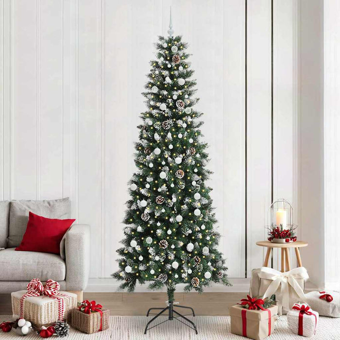 Albero di Natale artificiale con 300 LED Verde 96 x 96 x 240 cm 3395847