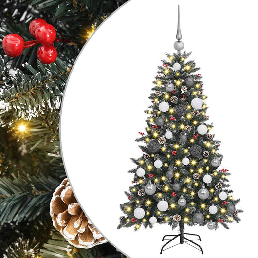 Albero di Natale artificiale Verde 120 cm PVC 3395855