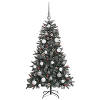 vidaXL Albero di Natale artificiale Verde 120 cm PVC