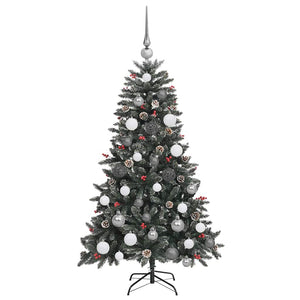 vidaXL Albero di Natale artificiale Verde 120 cm PVC