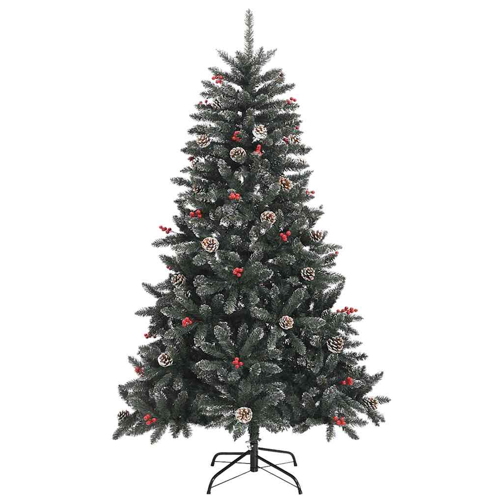 vidaXL Albero di Natale artificiale Verde PVC