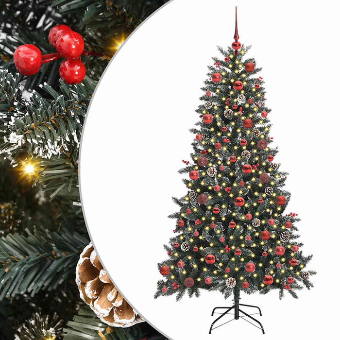 Albero di Natale artificiale con 300 LED Verde 99 x 99 x 180 cm 3395880