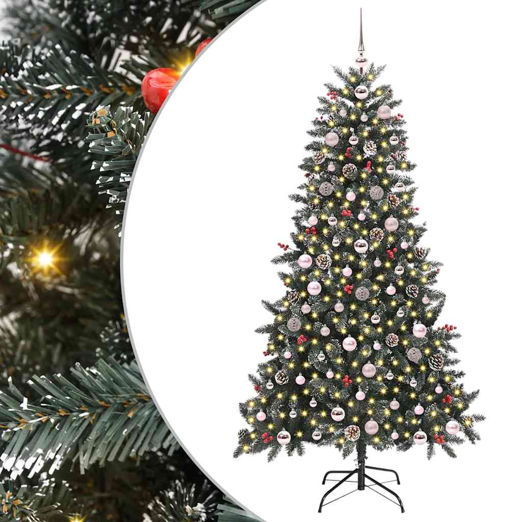 Albero di Natale artificiale con 300 LED Verde 99 x 99 x 180 cm 3395882