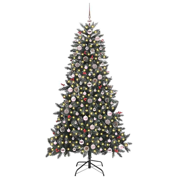 Albero di Natale artificiale con 300 LED Verde 99 x 99 x 180 cm 3395882