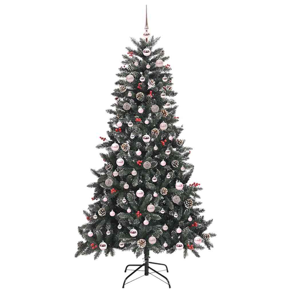 Albero di Natale artificiale con 300 LED Verde 99 x 99 x 180 cm 3395882