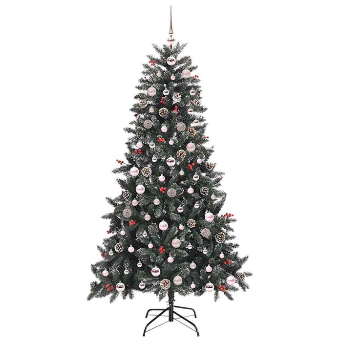 Albero di Natale artificiale con 300 LED Verde 99 x 99 x 180 cm 3395882
