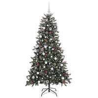 Albero di Natale Artificiale-Albero Natalizio con 300 LED Verde 180 cm 190472