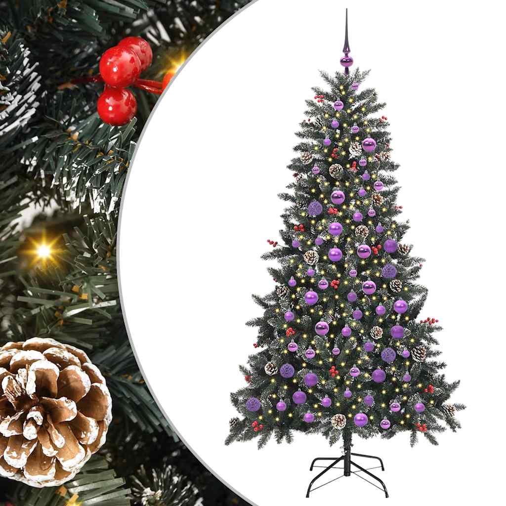 Albero di Natale artificiale con 300 LED Verde 99 x 99 x 180 cm 3395886