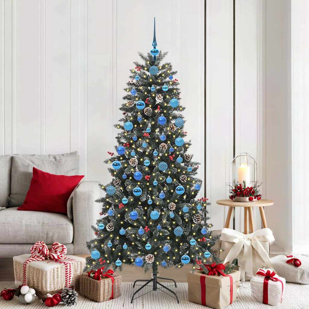 Albero di Natale artificiale con 300 LED Verde 99 x 99 x 180 cm 3395887