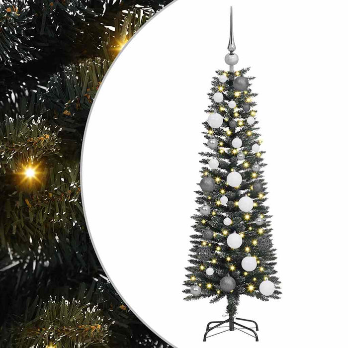 vidaXL Albero di Natale artificiale Verde 120 cm PVC