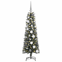 vidaXL Albero di Natale artificiale Verde 120 cm PVC