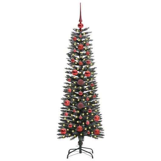 Albero di Natale Artificiale-Albero Natalizio con 150 LED Verde 120 cm 515820
