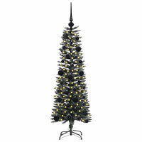 Albero di Natale Artificiale-Albero Natalizio con 150 LED Verde 120 cm 511108