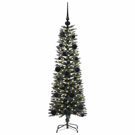 Albero di Natale Artificiale-Albero Natalizio con 150 LED Verde 120 cm 511108
