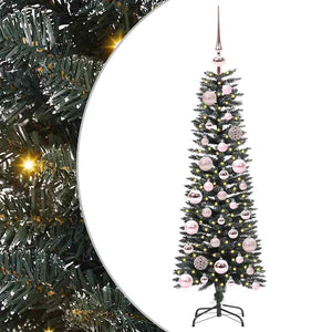 Albero di Natale Artificiale-Albero Natalizio con 150 LED Verde 120 cm 755454