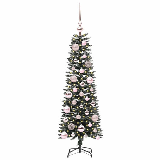 Albero di Natale Artificiale-Albero Natalizio con 150 LED Verde 120 cm 755454