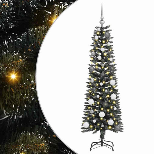 vidaXL Albero di Natale artificiale Verde 150 cm PVC