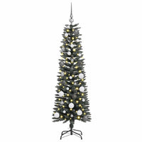 vidaXL Albero di Natale artificiale Verde 150 cm PVC