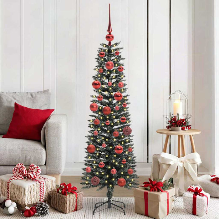 Albero di Natale artificiale con 150 LED Verde 43 x 43 x 150 cm 3395928