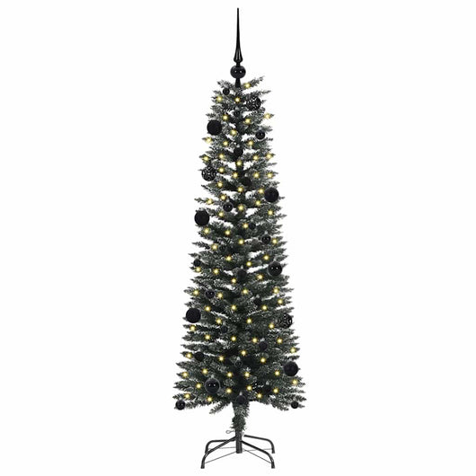 Albero di Natale Artificiale-Albero Natalizio con 150 LED Verde 150 cm 136236