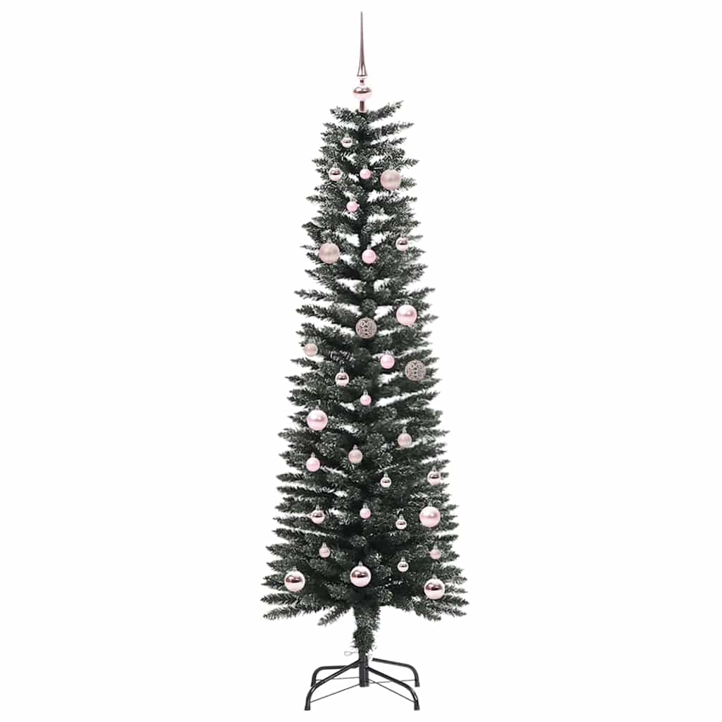 Albero di Natale Artificiale-Albero Natalizio con 150 LED Verde 150 cm 621977
