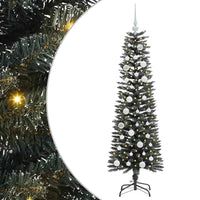 Albero di Natale Artificiale-Albero Natalizio con 150 LED Verde 150 cm 192275