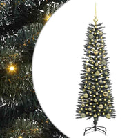 Albero di Natale Artificiale-Albero Natalizio con 150 LED Verde 150 cm 421934