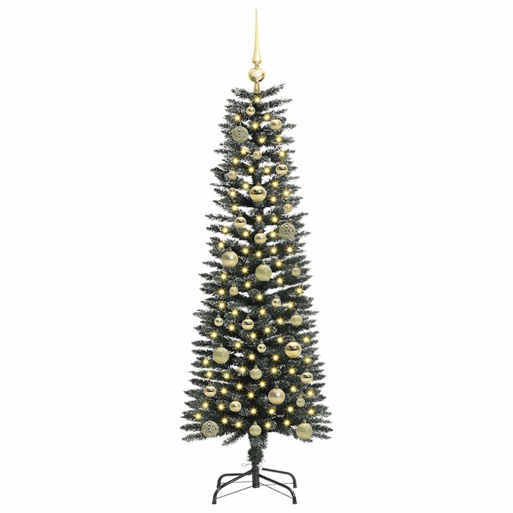 Albero di Natale artificiale con 150 LED Verde 43 x 43 x 150 cm 3395932