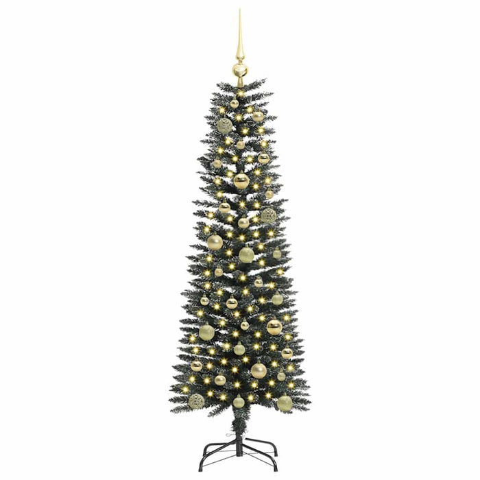 Albero di Natale artificiale con 150 LED Verde 43 x 43 x 150 cm 3395932
