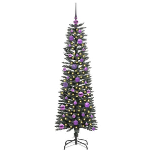 Albero di Natale artificiale con 150 LED Verde 43 x 43 x 150 cm 3395934