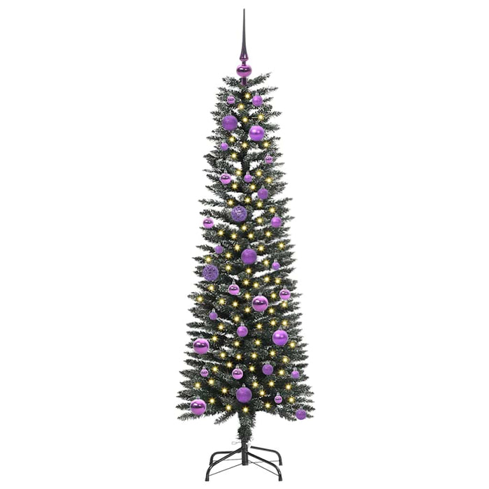 Albero di Natale artificiale con 150 LED Verde 43 x 43 x 150 cm 3395934