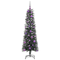 Albero di Natale artificiale con 150 LED Verde 43 x 43 x 150 cm 3395934