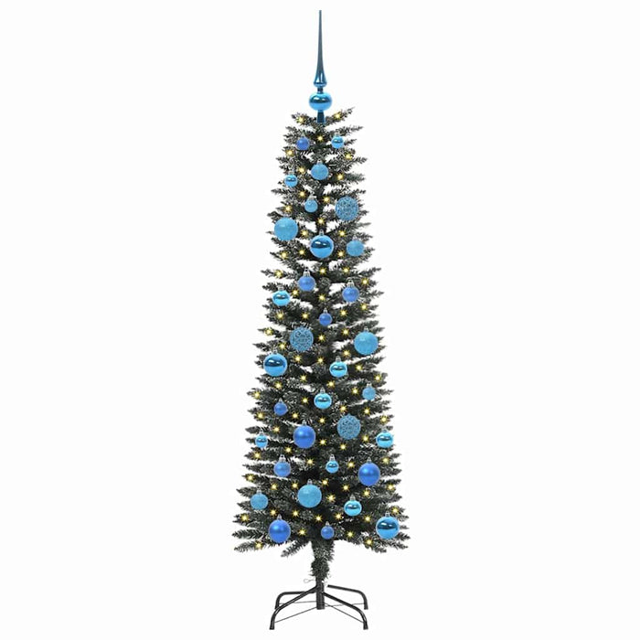 Albero di Natale Artificiale-Albero Natalizio con 150 LED Verde 150 cm 331837
