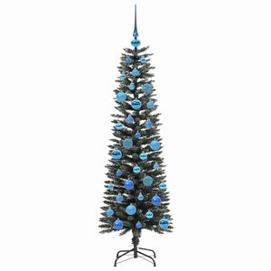 Albero di Natale artificiale con 150 LED Verde 43 x 43 x 150 cm 3395935