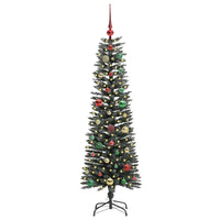 Albero di Natale artificiale con 150 LED Verde 43 x 43 x 150 cm 3395936