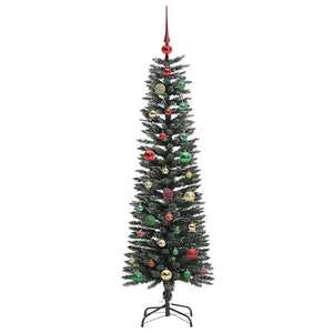 Albero di Natale Artificiale-Albero Natalizio con 150 LED Verde 150 cm 878349