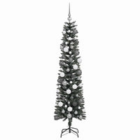 vidaXL Albero di Natale artificiale Verde 180 cm PVC