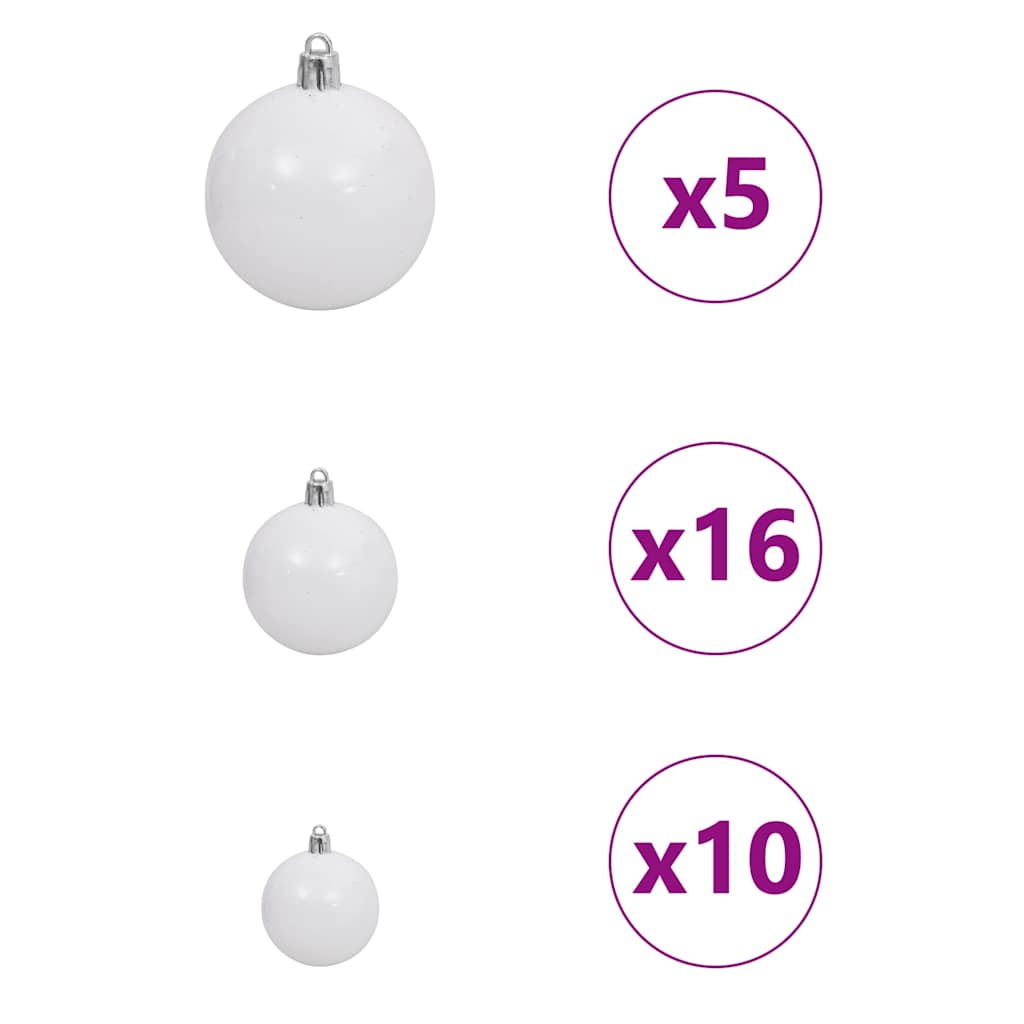 vidaXL Albero di Natale artificiale Verde 180 cm PVC