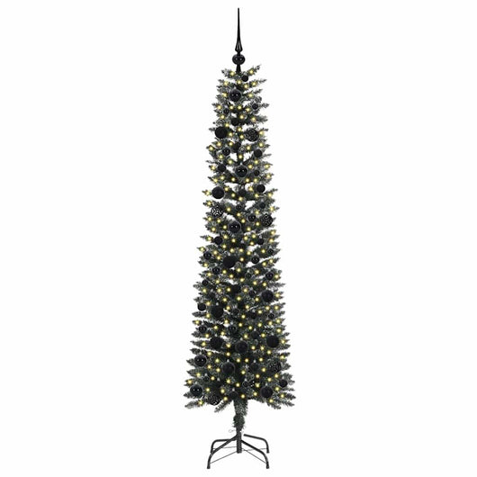 Albero di Natale Artificiale-Albero Natalizio con 300 LED Verde 180 cm 835201