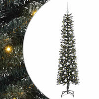Albero di Natale Artificiale-Albero Natalizio con 300 LED Verde 180 cm 263011