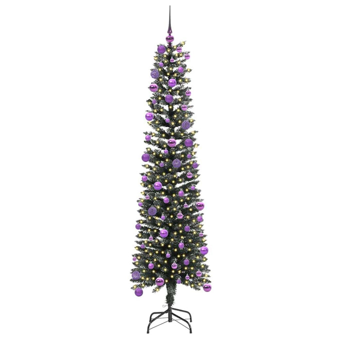 Albero di Natale Artificiale-Albero Natalizio con 300 LED Verde 180 cm 966734