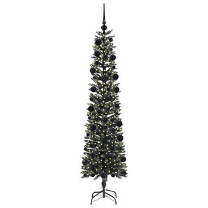 Albero di Natale Artificiale-Albero Natalizio con 300 LED Verde 210 cm 561044