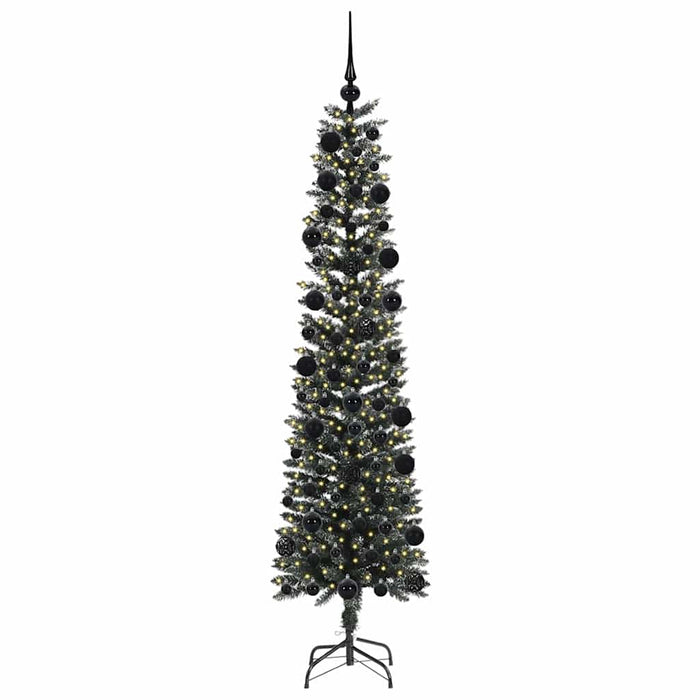 Albero di Natale Artificiale-Albero Natalizio con 300 LED Verde 210 cm 561044