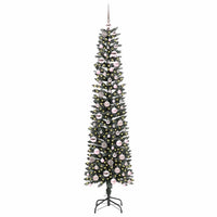 Albero di Natale Artificiale-Albero Natalizio con 300 LED Verde 210 cm 932836