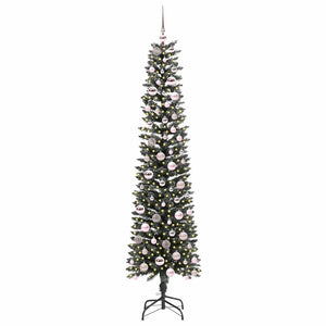Albero di Natale artificiale con 300 LED Verde 58 x 58 x 210 cm 3395954