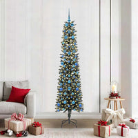 Albero di Natale artificiale con 300 LED Verde 58 x 58 x 210 cm 3395959