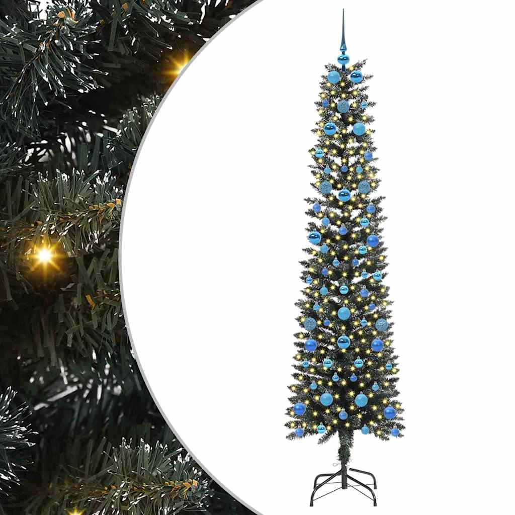 Albero di Natale artificiale con 300 LED Verde 58 x 58 x 210 cm 3395959