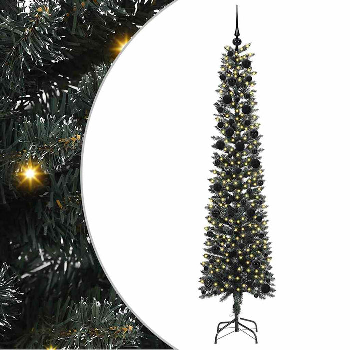 Albero di Natale artificiale con 300 LED Verde 58 x 58 x 240 cm 3395965