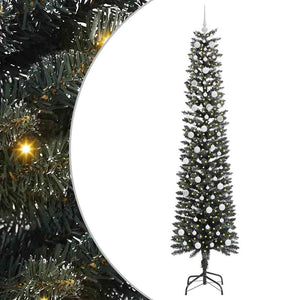 Albero di Natale Artificiale-Albero Natalizio con 300 LED Verde 240 cm 772152